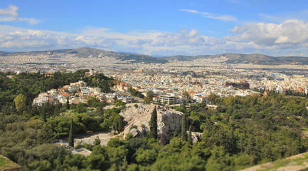 Fototapeta na wymiar Areopág, Athens, Greece