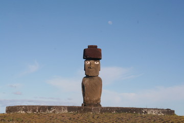 Un moia sur Rapa Nui