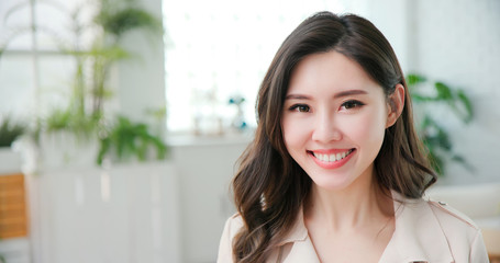 Asian Businesswoman Smile To You