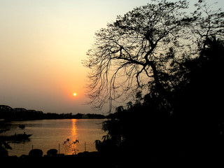 Beautiful Sunset with liveliness of Dusk