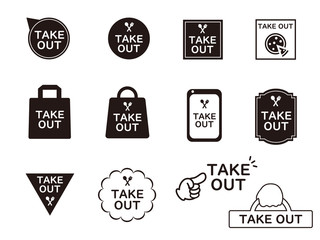 テイクアウト アイコンセット