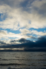 Obraz premium 夕暮れの海