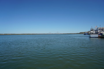 fishing boat in the harbor