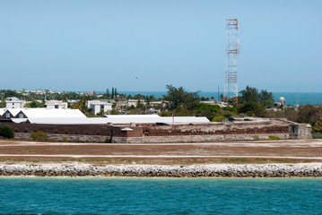 Fototapeta na wymiar Zachary Taylor 19th Century Fort in Key West
