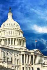 Obraz premium Washington DC, US Capitol Building 