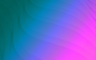 Digital silk cloth of wavy abstract backgrounds. Colorful 3D waves.