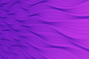 Digital silk cloth of wavy abstract backgrounds. Colorful 3D waves.