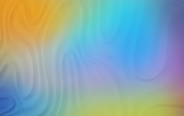 Obraz premium Digital silk cloth of wavy abstract backgrounds. Colorful 3D waves.