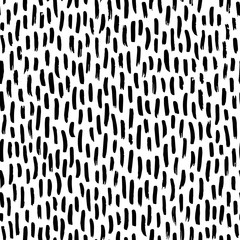 Hand drawn brush strokes seamless pattern