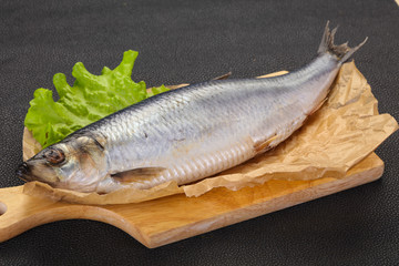Salted herring fish