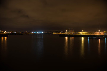 Obraz premium piękna noc na północy Hiszpanii spokój