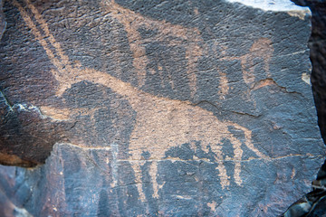 cave paintings in Abourma