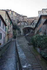 ìThe ancient pedestrian aqueduct street of Perugia, Italy