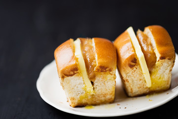 rustic singapore malaysian kaya egg jam and butter bun comfort breakfast