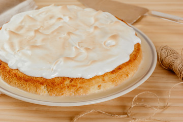 Delicious and juicy Three milk cake, typical Latin American dessert