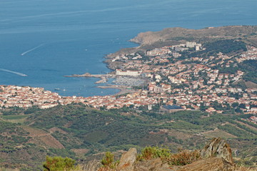 Banyuls sur mer sur la c&ocirc;te vermeille (France)