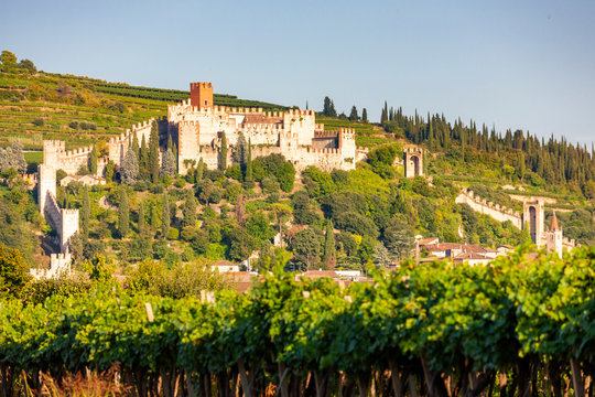 Castle Soave in Veneto, Italy