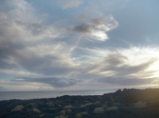 A group of clouds in the sky HDR