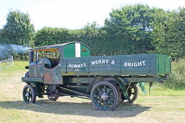 Vintage steam truck