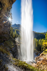 Fototapeta premium Johanneswasserfall waterfall, Sankt Johann im Pongau district, Province of Salzburg, Austria