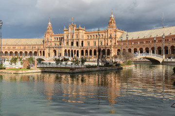 Fototapeta premium Square of Spain in Seville.