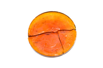 rosin isolated on white background