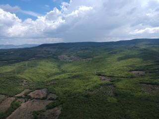 Obraz premium mountain landscape with blue sky