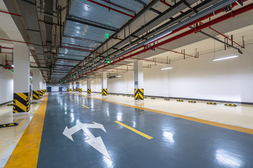 parking lot in airport