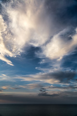 Wonderful sunset colors