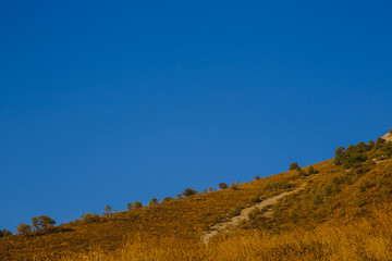 Mountains in Chimgan region, Uzbekistan