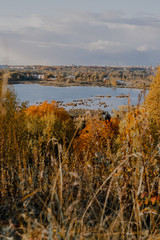 Landscape of the Duderhof Heights in Autumn