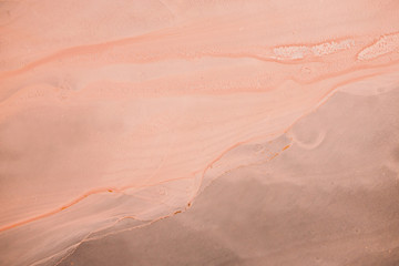 Blue, pink, green, purple, red, red, yellow haze on a black background. Part of original alcohol ink painting. Modern art. Abstract colorful background, wallpaper. Marble texture. Fluid Art.