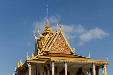 Fototapeta na wymiar Phnom Penh Royal Palace