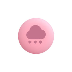 Snow -  Modern App Button