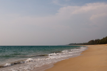 Fototapeta na wymiar Nai Yang beach near the airport of Phuket