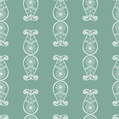 Abstract seamless pattern floral Vintage style.