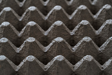 Close up of an Egg Tray