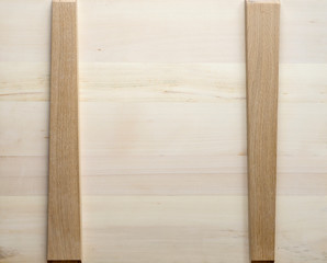 glued linden wood texture with oak spreader inserts