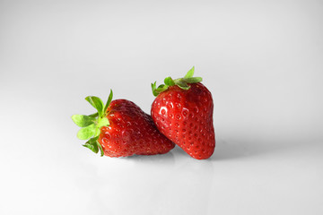 fragola fragole frutta rosso frutti primavera gelato macro 