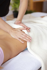 woman having a massage