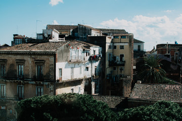 Buildings Catania Old Abandoned Buildings Sicily