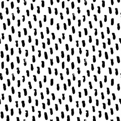 Blue ink spatters texture seamless pattern