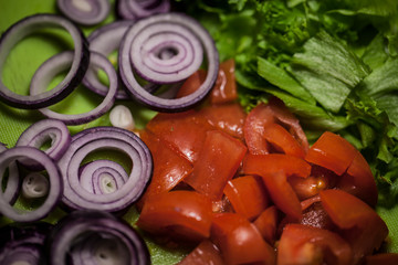 Salad veggies