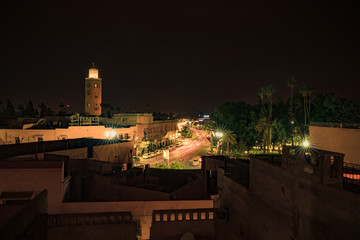 Marrakech Morocco Long Exposure