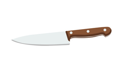 Vector Isolated  Illustration of a Knife