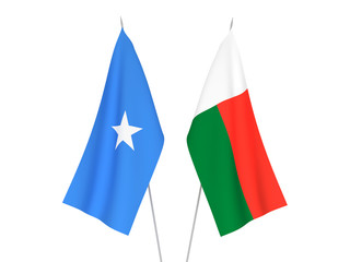 Somalia and Madagascar flags