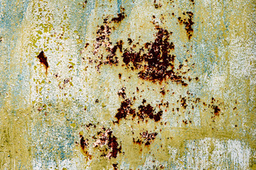 Metal texture with scratches and cracks which can be used as a background