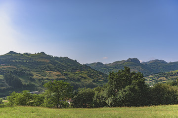 Fototapeta premium Mountain View, Spain, Lierganes