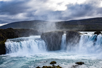 Cascada Goðafoss, Islandia.