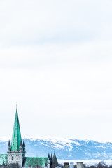 Old cathedral architecture Norway